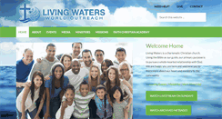 Desktop Screenshot of livingwatersoutreach.org